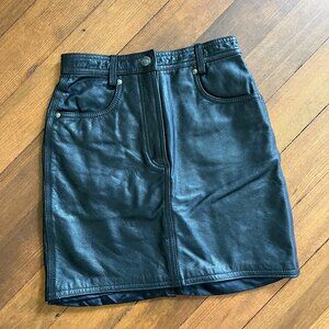 Vintage Harley-Davidson Skirt - Genuine Leather